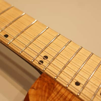 ABASI GUITARS Custom7 Multi Scale Burl Maple Top / Maple Fingerboard w/free shipping! image 4
