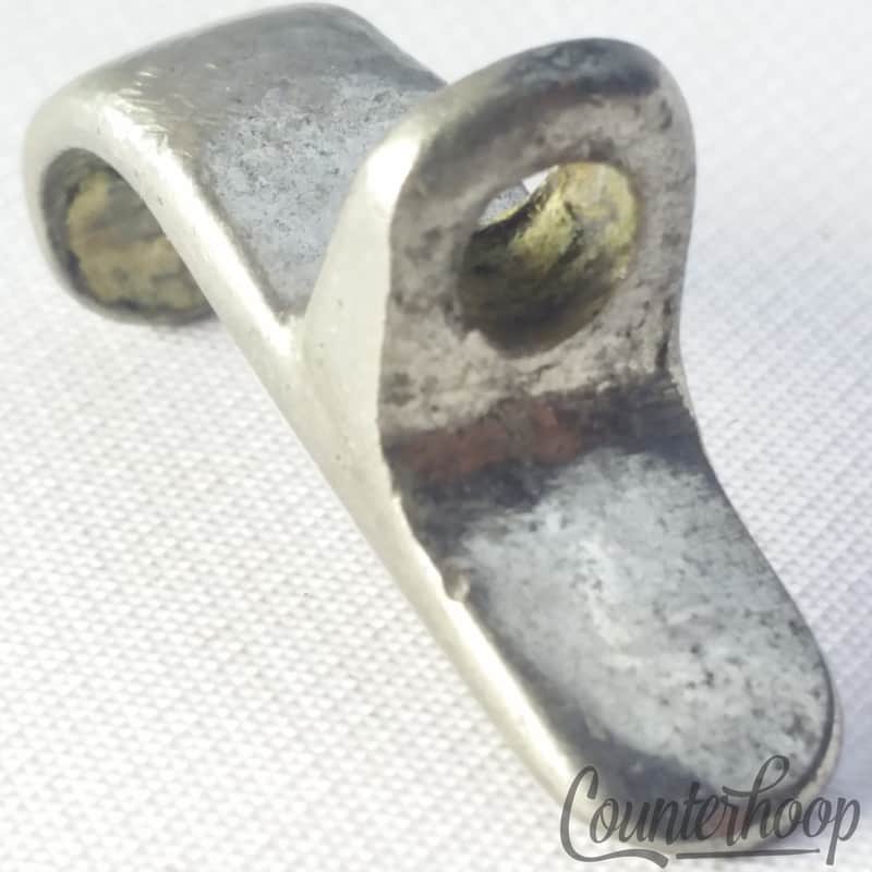 Early American Snare Drum Tension T-Rod Claw Nickel-Brass Wood Hoop/Rim Vintage image 1