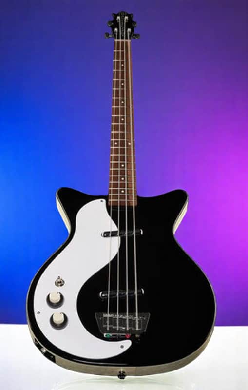 Danelectro 59DC Long Scale Left-Handed Bass â€“ Black | Brand New