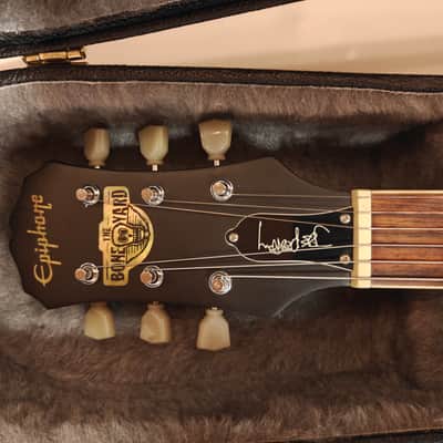 Epiphone Joe Perry Signature "Boneyard" Les Paul 2004 - 2006 - Antique Tiger Stripe image 3