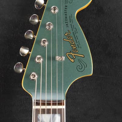 Fender American Vintage II 1966 Jazzmaster Rosewood Fingerboard Sherwood Green Metallic image 3