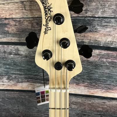 Ernie Ball Music Man Left Handed StingRay Classic 4 - Firemist Gold - Bass and Case image 3