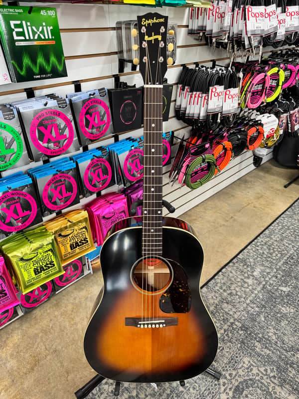 Epiphone "Inspired by Gibson Custom" '42 Banner J-45 - Vintage Sunburst image 1