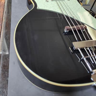 Used Kay Vintage Reissue K5970VBK Jazz Special Bass by Roger Fritz - Black w/ Hardshell Case image 16