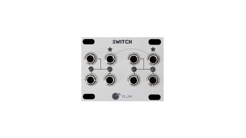 Plum  Audio SWITCH 1U - Super fast dual 2:1 switch 2022 Silver image 1