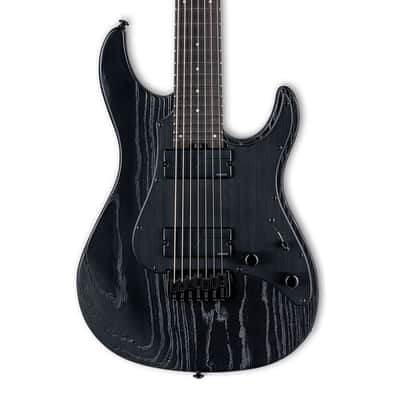 ESP LTD SN-1007 Baritone HT Electric Guitar - Black Blast - B-Stock image 1