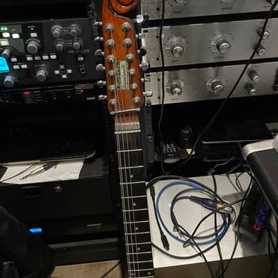 Postal 12 String Texas Fireball Burn Orange Birdseye Maple Lipstick & TV Jones Pickups New Video image 8