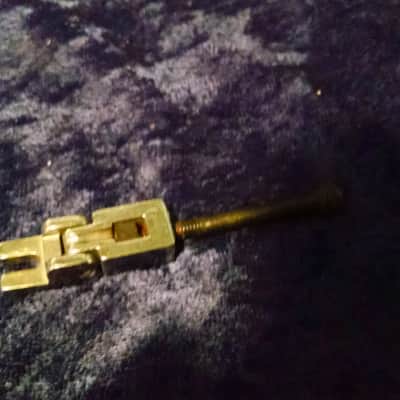 1980s Floyd Rose FRT-7 Tremolo Bridge Saddle Chrome image 2