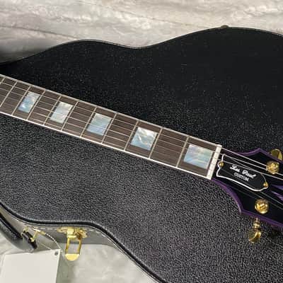 NEW! Gibson Dealer Select Custom Shop Les Paul Custom Purple Widow AAA Figured Flame Top - Authorized Dealer - 10.6 lbs - G07677 image 7