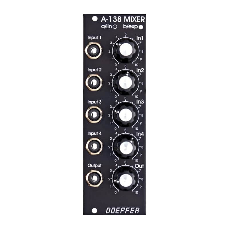 Doepfer A-138bV "EXP" Mixer with Logarithmic Pots Vintage Edition image 1