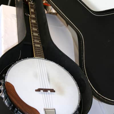 Vintage Astro 5 String Closed Back Banjo With Case image 8
