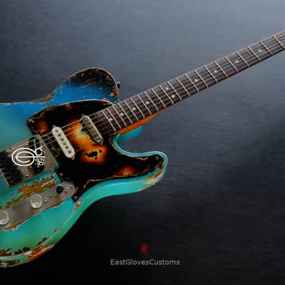 Fender Telecaster Nashville Deluxe Series Seafoam Green Aged Relic image 1