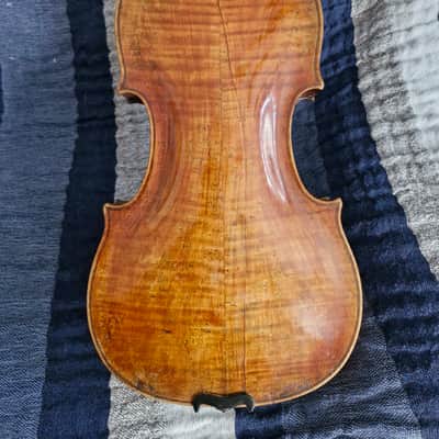 Carlo Anselmo northern Italy Handmade stradavarious copy antique - brown varnish 4/4 image 7