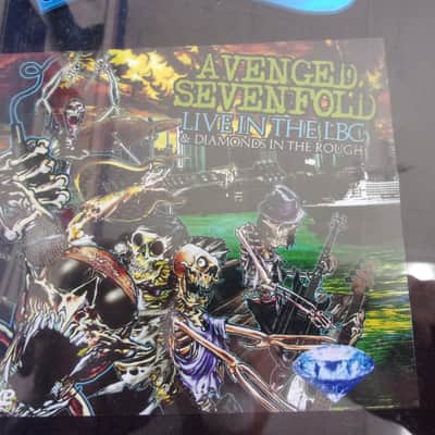 Avenge Sevenfold Hand Signed & Framed Guitar Pick Guard featuring Live in LBC image 13