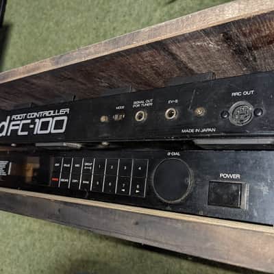 Roland GP-8 + foot controler FC100- 80's- Black image 6