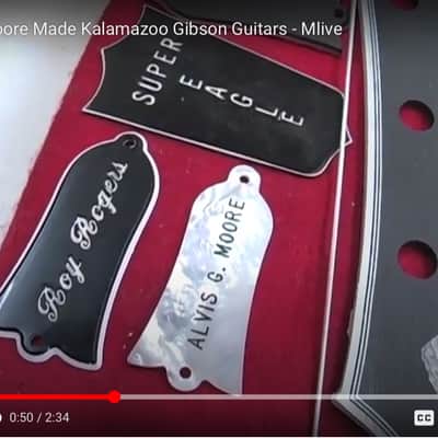 Gibson Truss Rod Cover - Pearl 70-80’s - Solid Mother of Pearl image 4