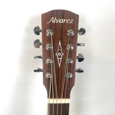 Alvarez ABT60CE8 Artist Baritone 8-String Acoustic Electric Guitar Shadowburst image 3