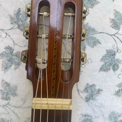 Zen-On AF-82 Vintage Japanese Classical Nylon String Guitar 1960s-70s  + Hard Case image 6