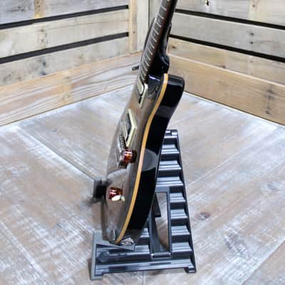 Used (2021) PRS SE Custom 24 Solid Body Electric Guitar Black Gold Burst Finish with Gigbag image 8