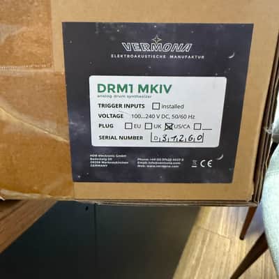 Vermona DRM1 MKIV Analog Drum Synthesizer 2021 - Present - Silver image 4