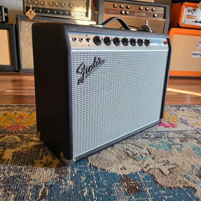 Used Fender '68 Custom Pro Reverb - Silverface - 40watt - 1x12 - Combo Tube Amp - w/Cover image 3