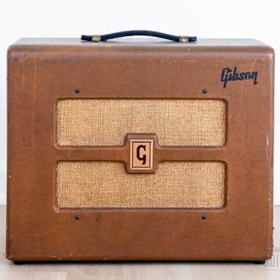 1953 Gibson BR-6 Vintage 1x10 Tube Amp, Serviced image 2