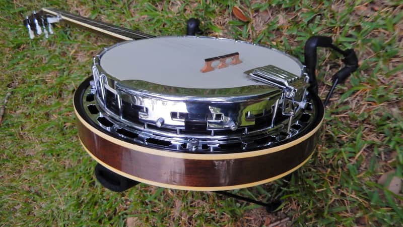 Vintage Iida Model 235 'Masterclone' 5-string Banjo with Case image 1