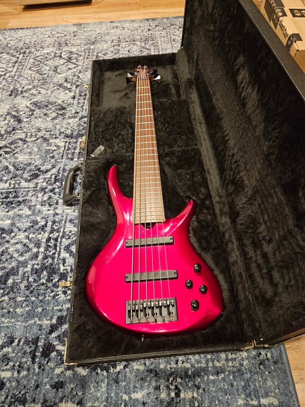 Roscoe Century Custom 3006 Jazz Bass USA Made “The Red Devil” image 1
