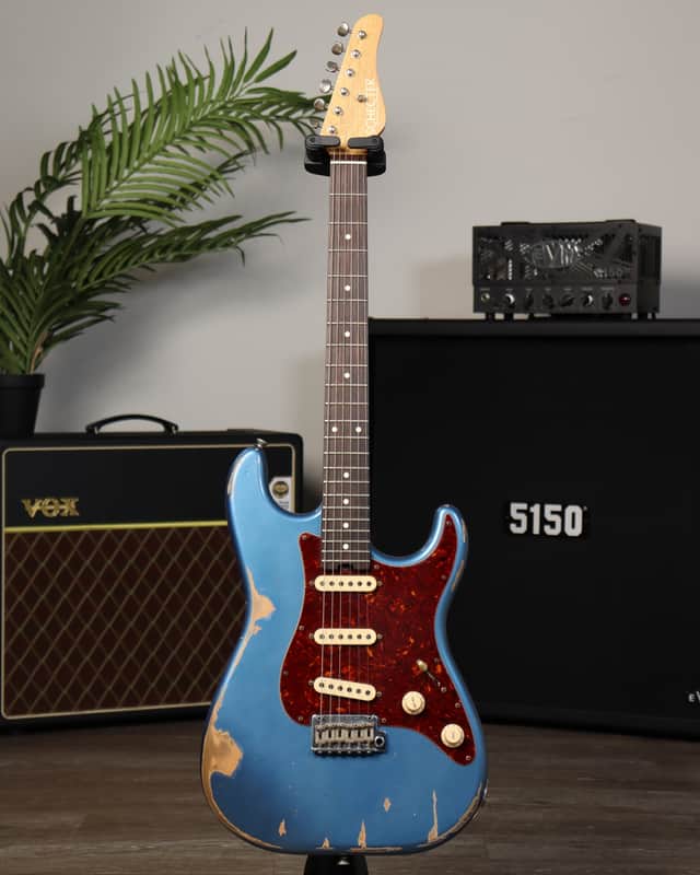 2019 Schecter USA Custom Shop Traditional Wembley-II Lake Placid Blue SSS image 1
