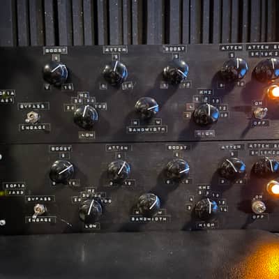 Pultec PAIR Pultec EQP-1A Clone (Cinemag, Sowter, Vintage Windings) - Black image 1
