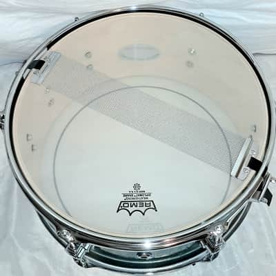 MARTIAL PERCUSSION HANDCRAFTED 14 x 6.5" MAPLE SNARE DRUM 2023 - TIEDYED DENIM LACQUER image 11