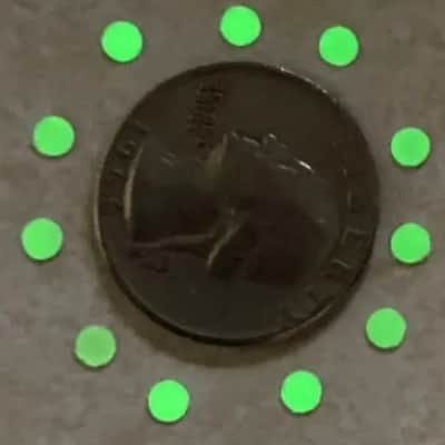 Glow Dotz Glow-In-The-Dark Fret Markers image 1