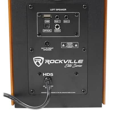 (2) Speaker Home Theater System For Sony X800E Television TV - Wood Finish image 6
