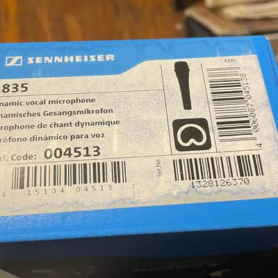 TWO Sennheiser e835 Handheld Cardioid Dynamic Vocal Microphone 1998 - Present - Dark Grey with BONUS: TWO (20', Black) Kopul Premium Performance 3000 Series Neutrik XLR Male to XLR Female Microphone Cables image 4