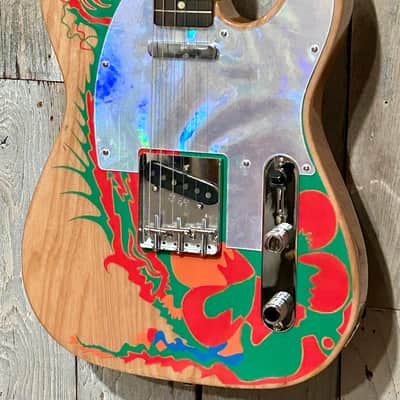 New Fender Artist Series Jimmy Page Telecaster with Rosewood Fretboard - Natural with Dragon Graphic, Get the Led Out! Buy it Here and Support A Brick and Mortar Shop! image 5