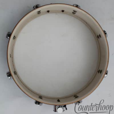 "George Way 14x5.5" Blue Sparkle Aristocrat Snare Drum COB Brass Rims Camco Geo" image 8