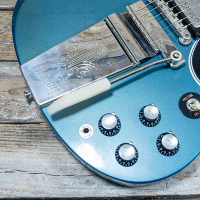 Gibson Custom 1964 SG Standard Reissue - Pelham Blue, Murphy Lab Ultra Light Aged image 16