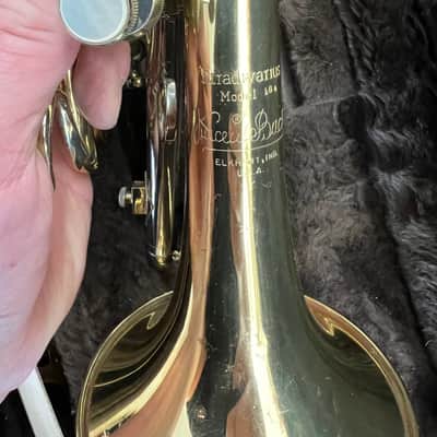 Bach Stradivarius Cornet Model 184ML 1986 Shepherd's Crook - Brass image 2