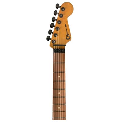 Charvel ProMod Relic San Dimas Style 1 HH FR PF Pau Ferro Electric Guitar - Weatherd Black image 6