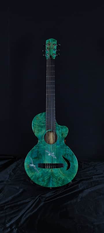 Liuteria MN Guitars Classic Guitar Slim model 2026 - Dyed blue image 1