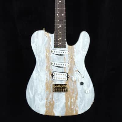 James Tyler Custom Tylerbastar Dann Huff HD-X Spec Hardtail - White Shmear image 3
