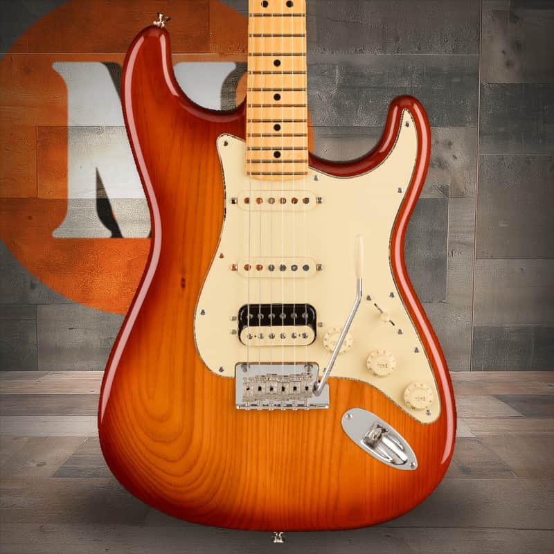 Fender American Professional II Stratocaster HSS, Maple Fingerboard - Sienna Sunburst image 1