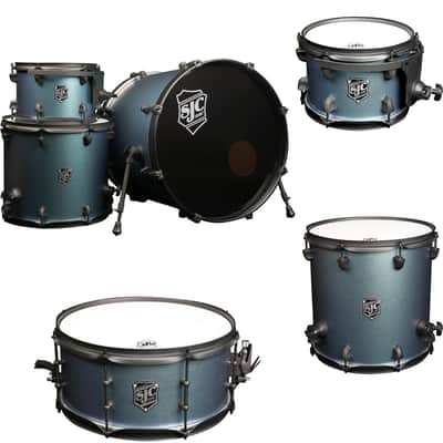 SJC Custom Drums Pathfinder Series 6-piece Shell Pack - Pacific Teal