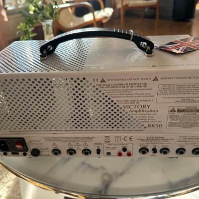 Victory Amps RK50 Richie Kotzen Signature Compact Series 50-Watt Guitar Head 2010s - White/Gold image 2