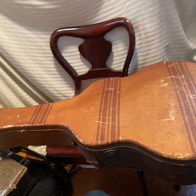 D'Angelico new yorker     basket case 1950's stained red image 18