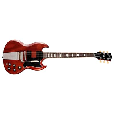 SG Standard 61 Maestro Vibrola Faded Vintage Cherry Gibson image 2
