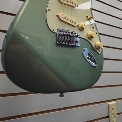 Fender Standard Stratocaster with Rosewood Fretboard 2003 Sage Green Metallic image 3