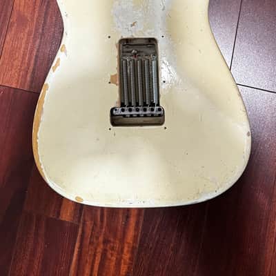 Modulus Blackknife- strat style 1990's - White/cream parts guitar image 5