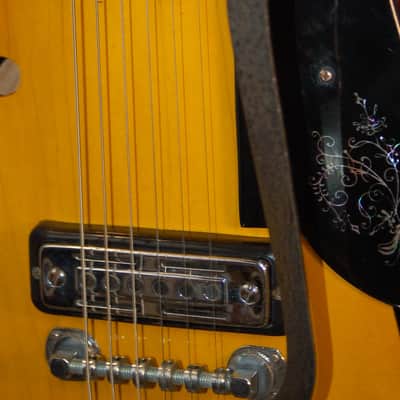 Teisco Del Rey Model EP-8T Slimline Dual Ry Cooder Style Pickups 1960's Sunburst image 3