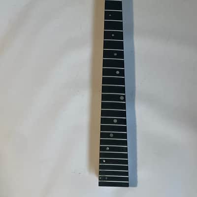 2021 Indonesian Kramer Nightswan Reverse Guitar Neck 24 Fret Floyd Ready Ebony Board Aztec Marble image 4